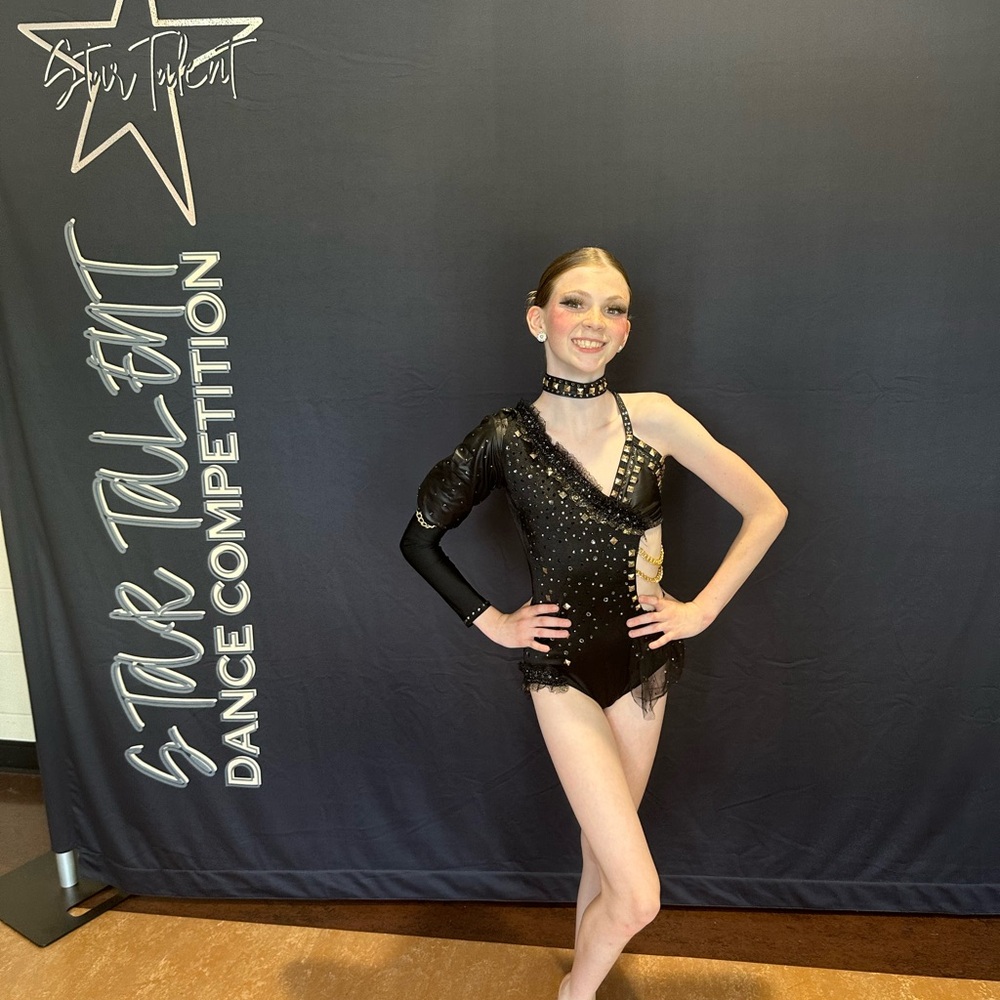 Black Dance Costume for Kids